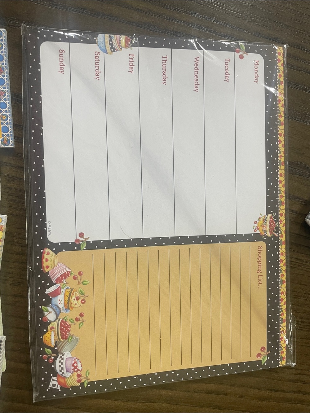 Mary Engelbreit Kitchen Weekly Planner & Note Pads - Miscellanious - Picture 2 of 6